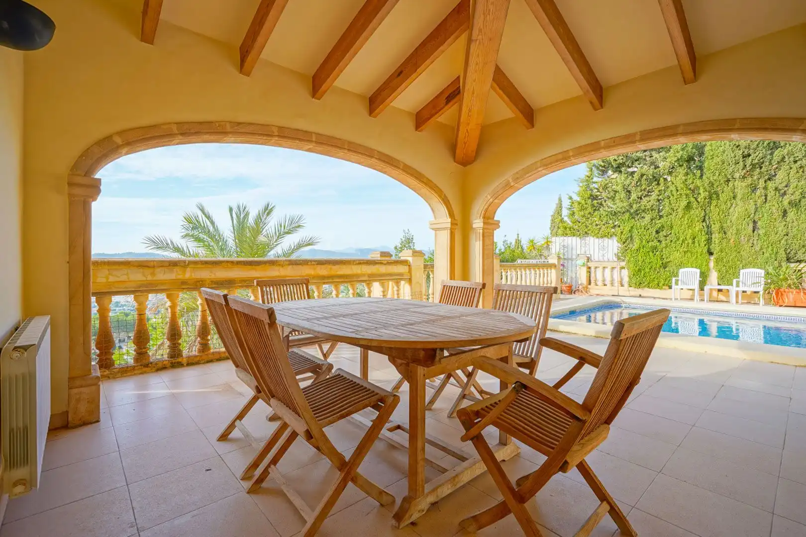 Terraza de Casa o chalet en venta en Jávea / Xàbia con Aire acondicionado, Calefacción y Jardín privado