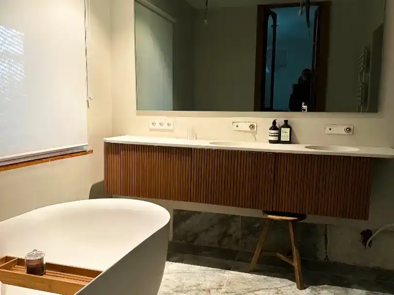 Bany de Casa o xalet de lloguer en Navacerrada amb Jardí privat, Parquet i Traster