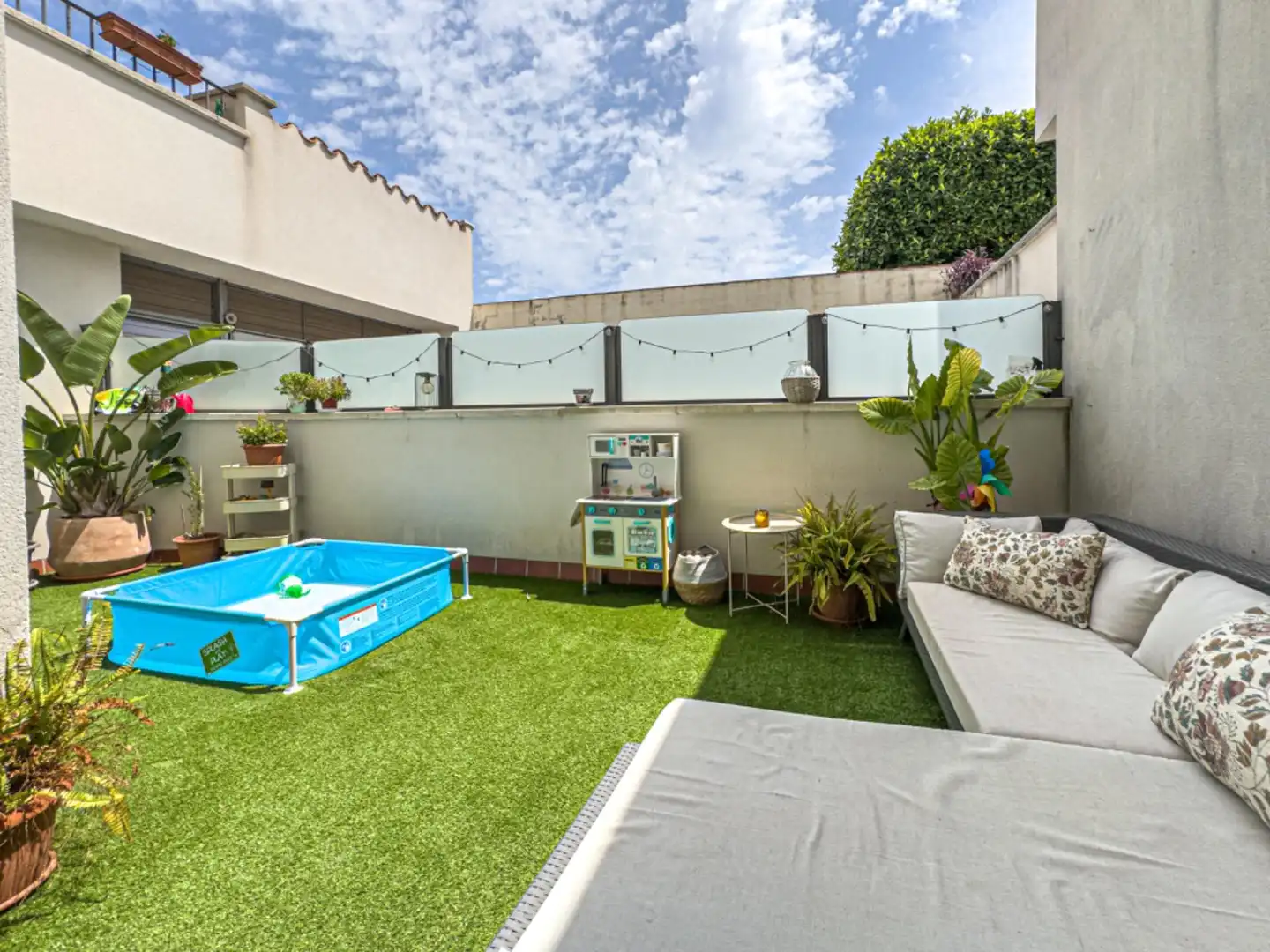 Terraza de Casa adosada en venta en Sant Pere de Ribes con Aire acondicionado, Calefacción y Parquet