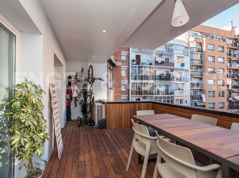 Terrassa de Apartament en venda en  Barcelona Capital amb Aire condicionat, Calefacció i Parquet