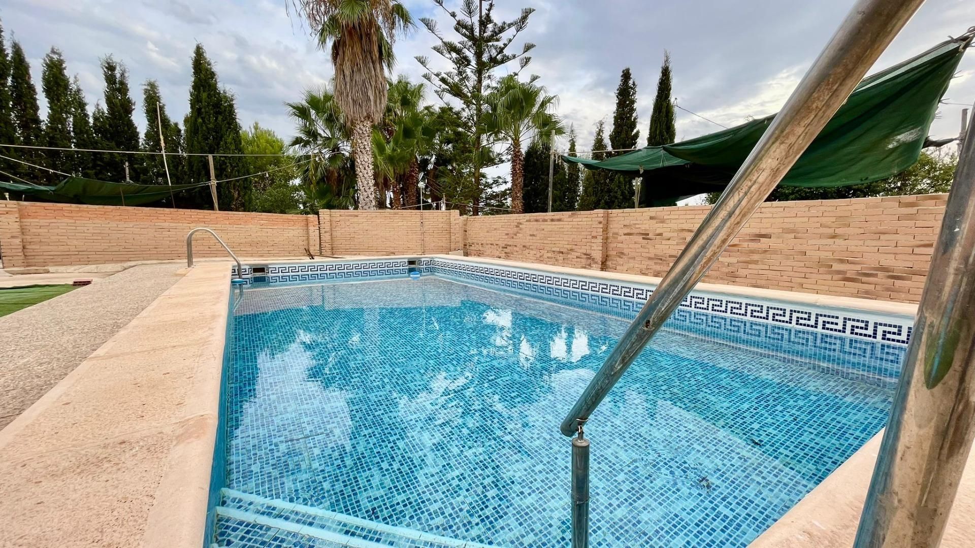 Piscina de Finca rústica en venta en Fuente Álamo de Murcia