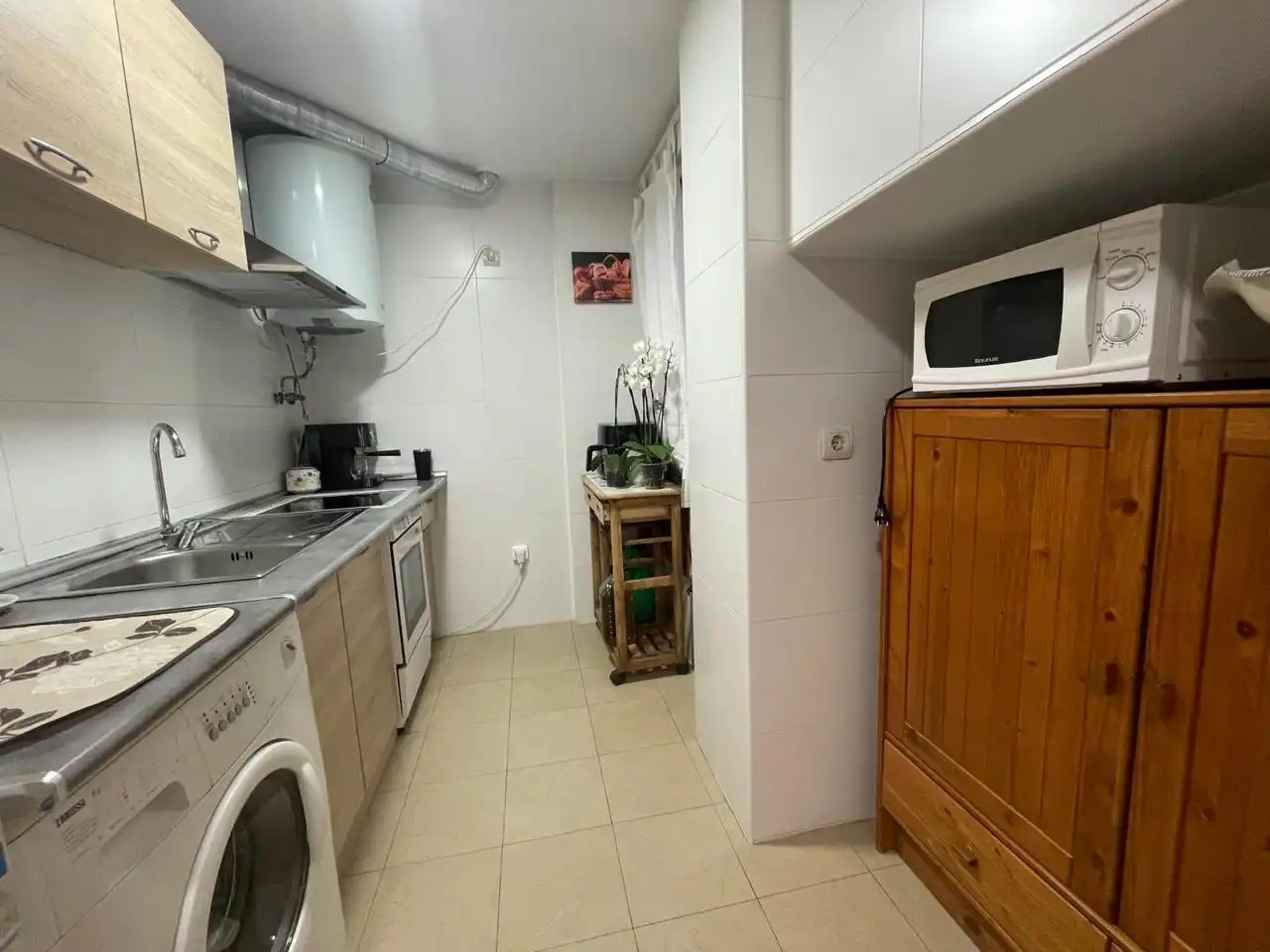 Cuina de Dúplex en venda en Piedralaves amb Terrassa, Moblat i Piscina comunitària