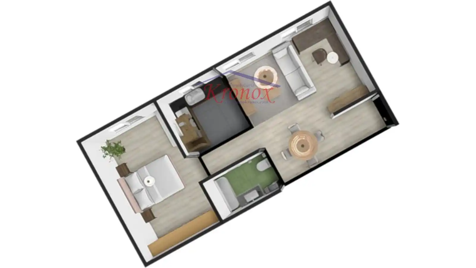 Bedroom of Flat for sale in  Madrid Capital  with Air Conditioner and Heating