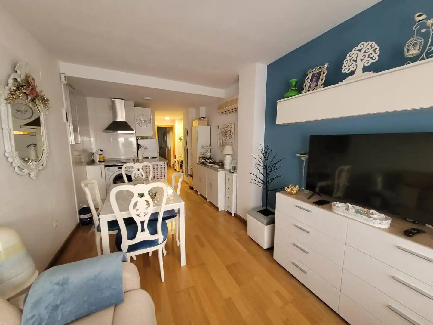Wohnzimmer von Wohnungen zum Verkauf in Alicante / Alacant mit Klimaanlage, Terrasse und Abstellraum