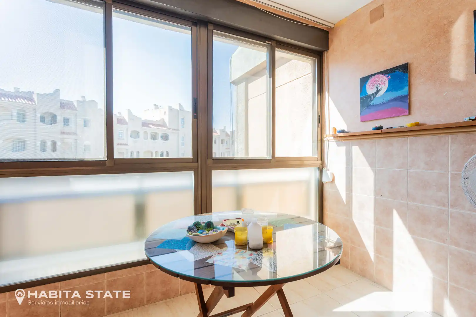 Balcony of Apartments for sale in Almería  with Air Conditioner, Heating and Terrace