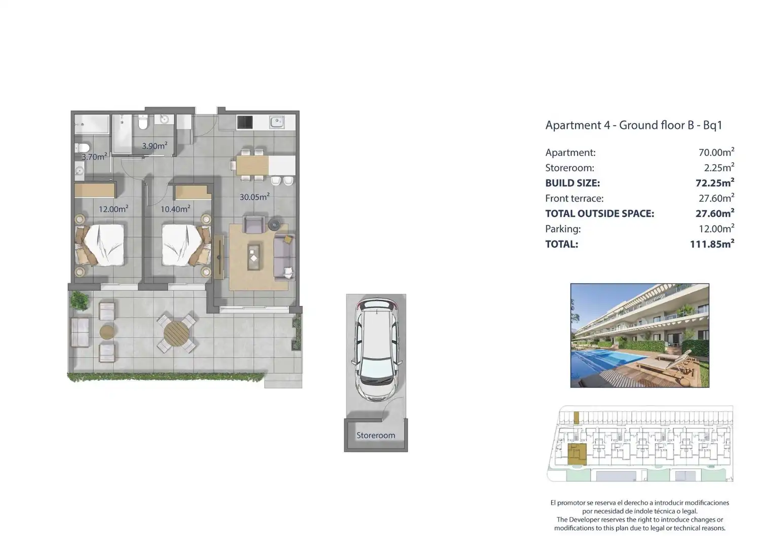 Vivienda con piscina en venta en Los Narejos - Punta Calera, imagen 12
