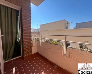 Balcony of Flat to rent in  Cádiz Capital  with Terrace and Furnished