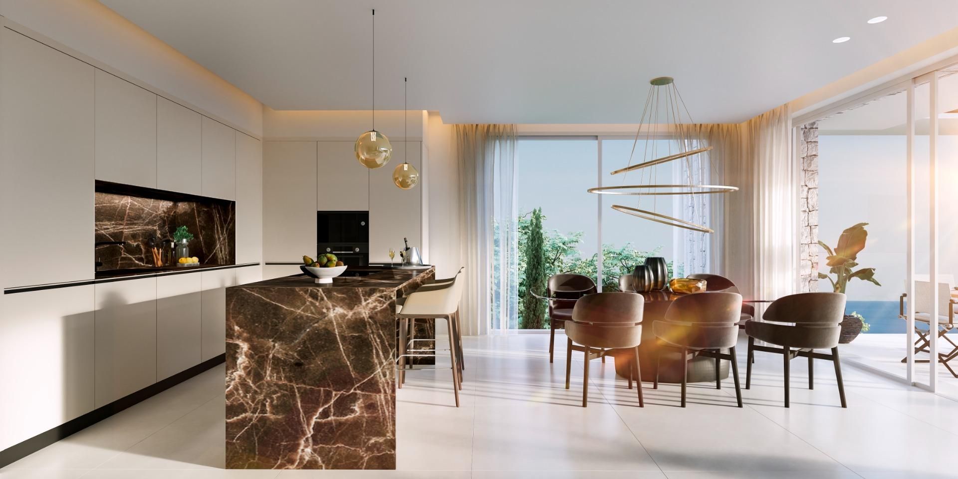Cocina de Planta baja en venta en Ojén con Terraza