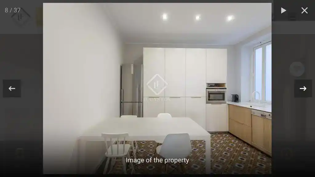 Cocina de Piso de alquiler en  Valencia Capital con Aire acondicionado y Balcón