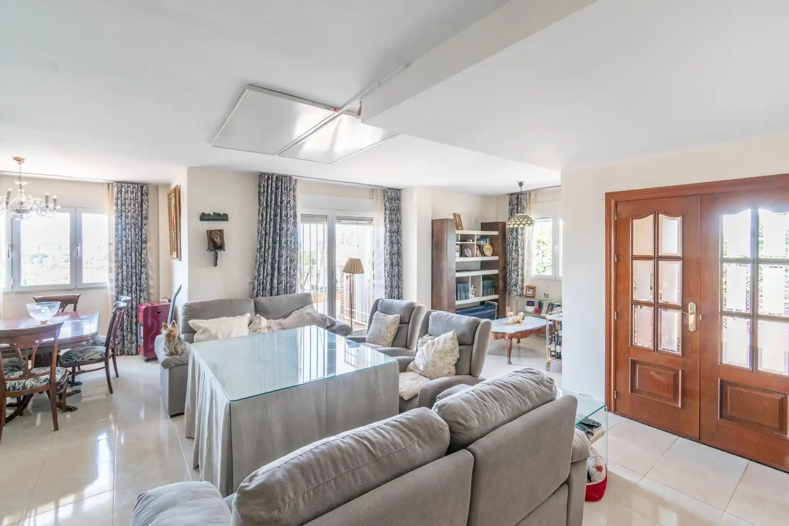 Living room of Houses for sale in Villa de Otura  with Air Conditioner, Heating and Terrace