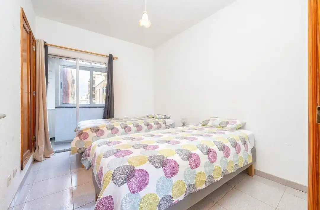 Bedroom of Flat for rent in Las Palmas de Gran Canaria  with Furnished, Washing machine and Microwave