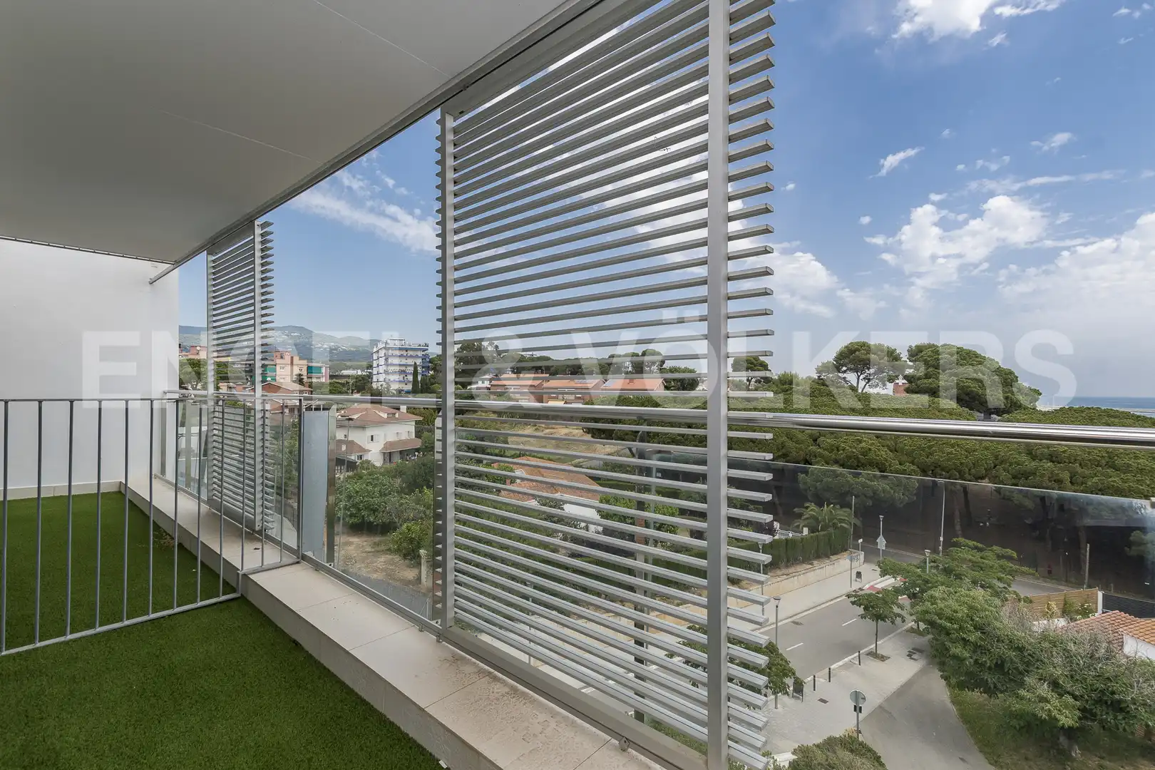 Terrasse von Dachboden zum Verkauf in Sant Andreu de Llavaneres mit Klimaanlage, Heizung und Parkett