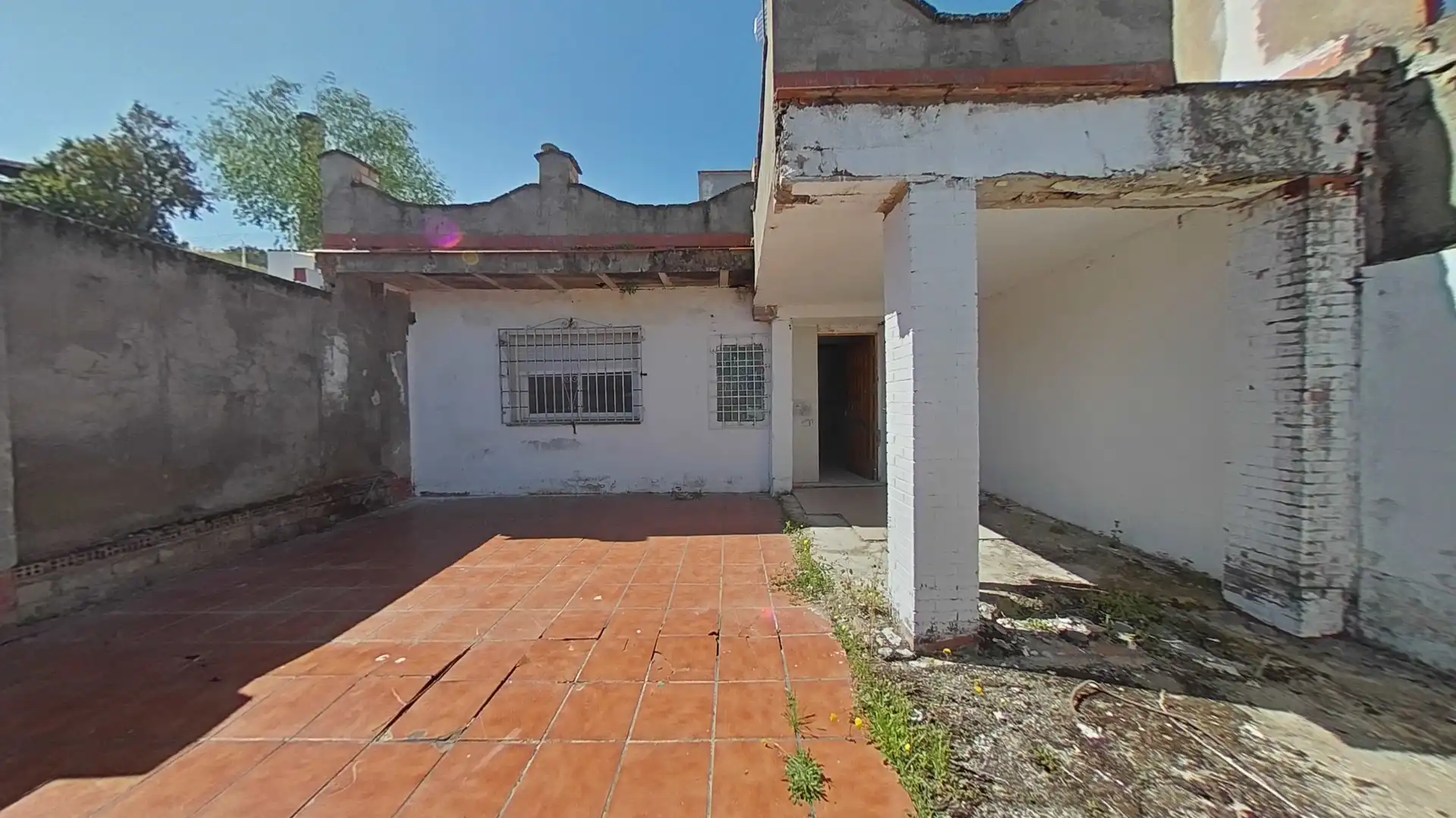 Vista exterior de Casa adosada en venta en Villanueva del Río y Minas con Jardín privado y Terraza