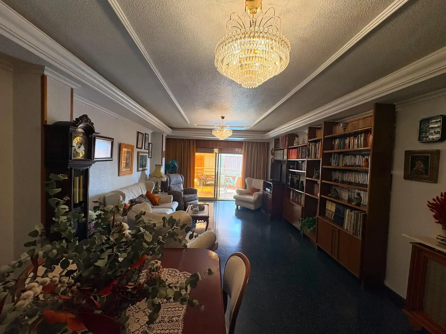 Living room of Flat for sale in Almansa  with Heating, Terrace and Storage room