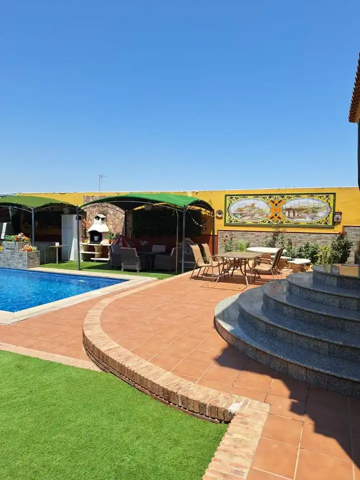 Terraza de Casa o chalet en venta en Alcalá de Guadaira con Aire acondicionado, Jardín privado y Terraza