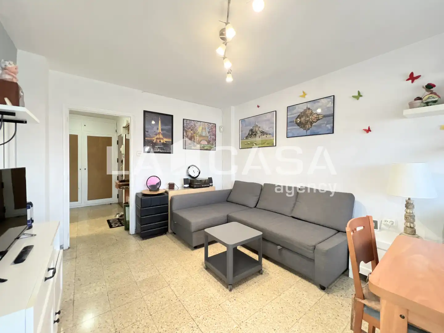 Living room of Flat for sale in Badalona  with Heating and Balcony