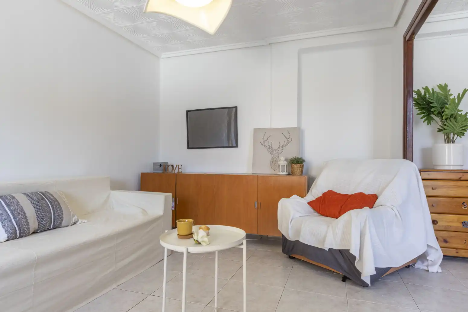 Sala de estar de Piso en venta en Foios con Balcón
