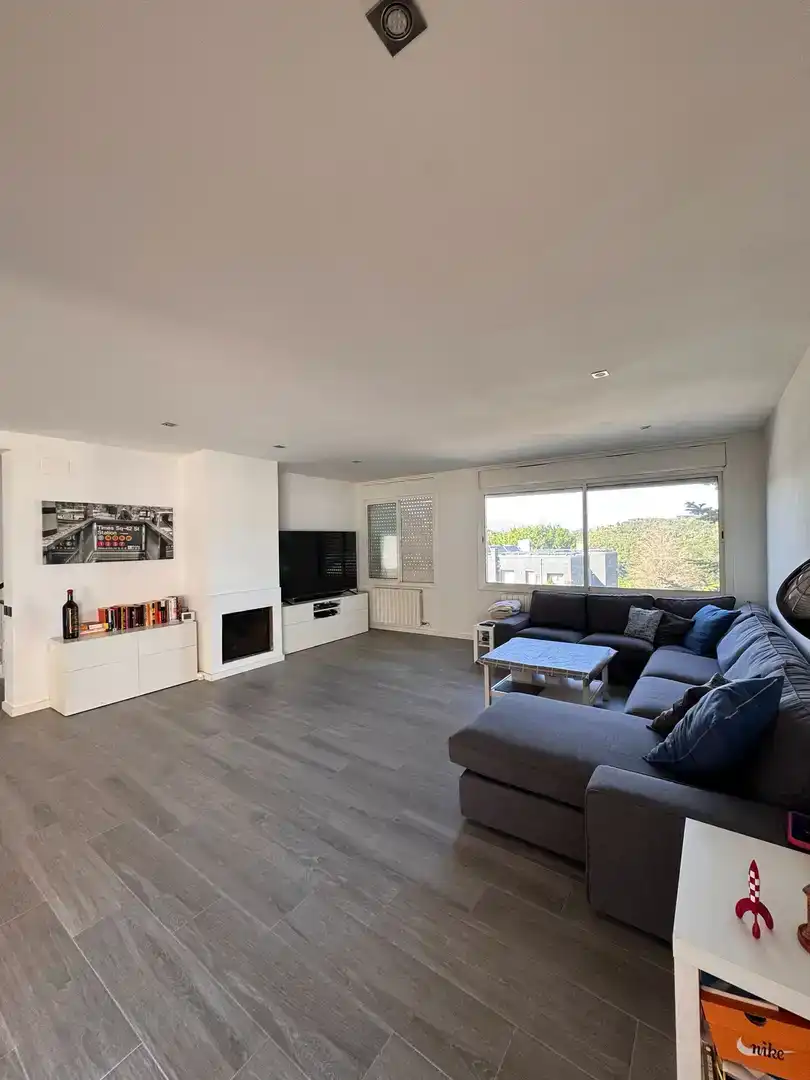Sala de estar de Casa o chalet en venta en Vallromanes con Piscina y Balcón