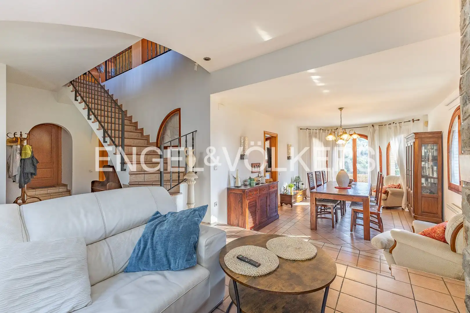 Sala de estar de Casa o chalet en venta en Caldes de Montbui con Calefacción, Jardín privado y Terraza