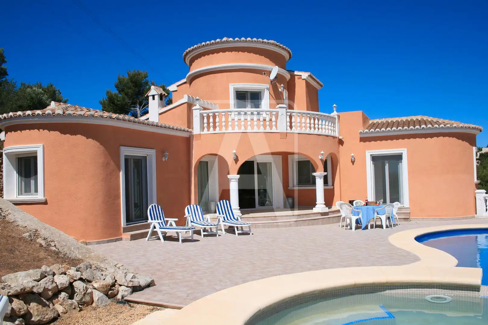 Exterior view of Houses for sale in Jávea / Xàbia  with Air Conditioner, Heating and Private garden