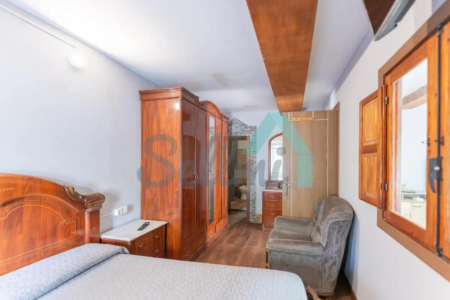 Bedroom of Houses for sale in Coaña  with Heating, Terrace and Furnished
