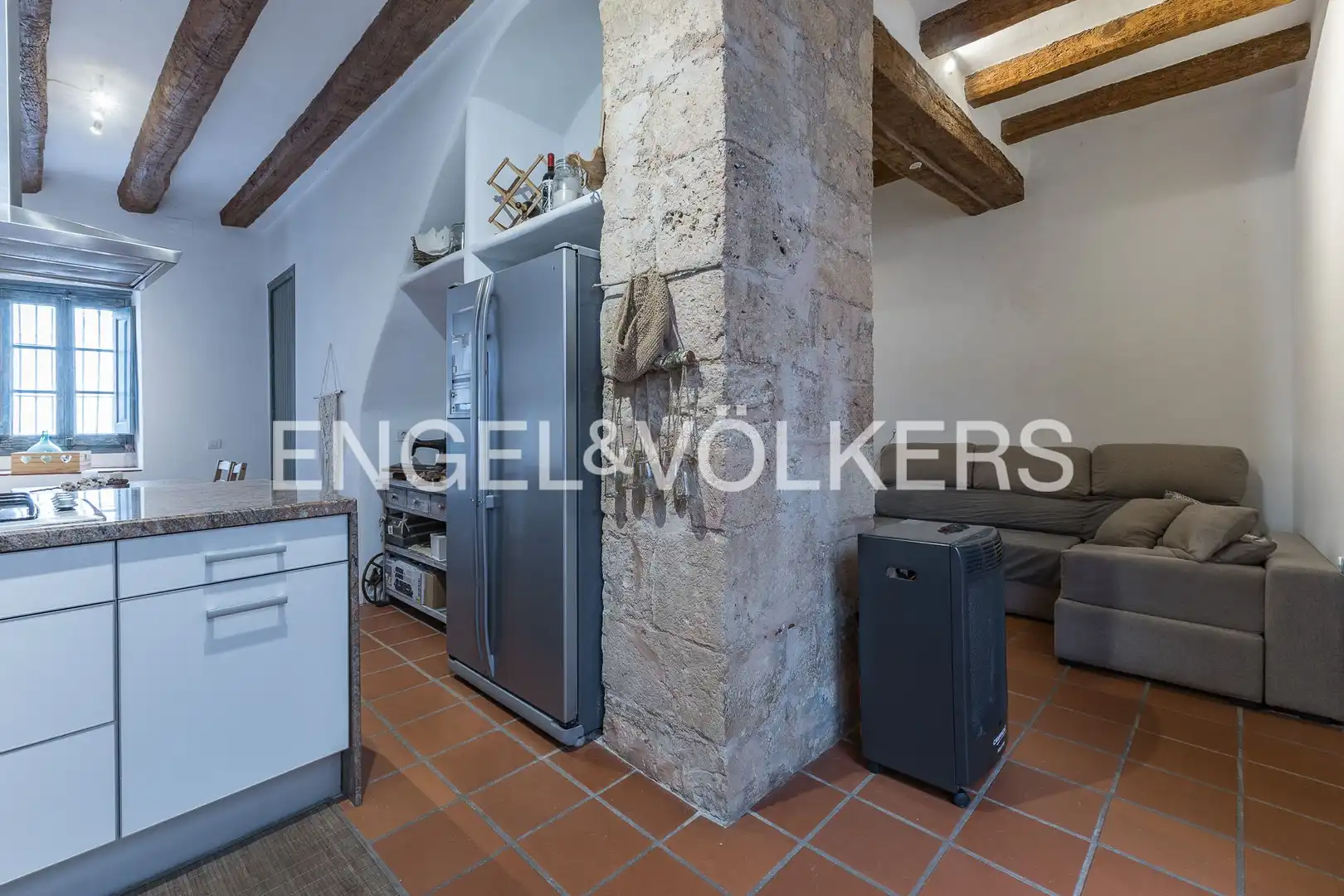Cocina de Casa adosada en venta en Cubelles con Calefacción y Balcón