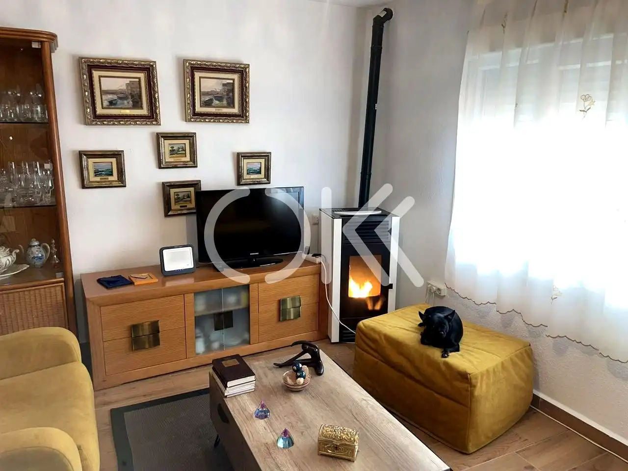 Sala d'estar de Casa o xalet en venda en Cadalso