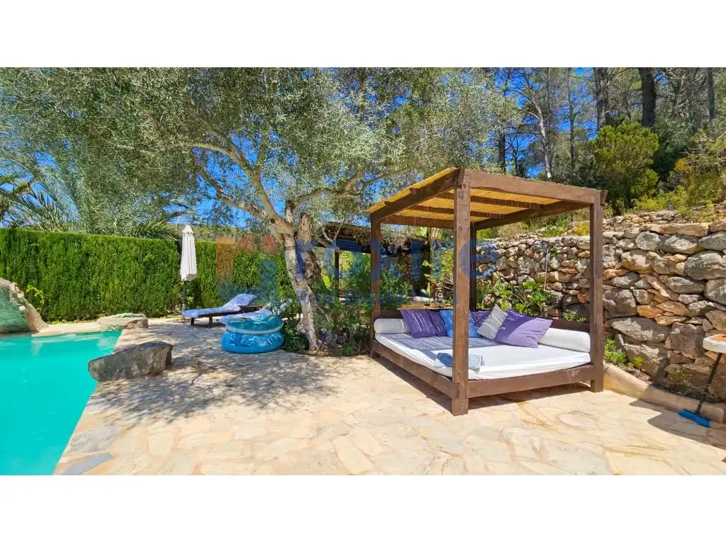 Jardí de Casa o xalet de lloguer en Sant Joan de Labritja amb Aire condicionat, Calefacció i Jardí privat