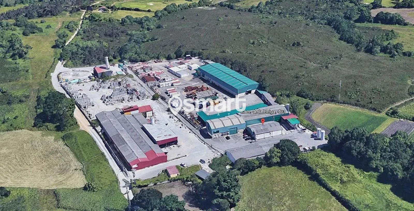 Exterior view of Industrial buildings for sale in Siero