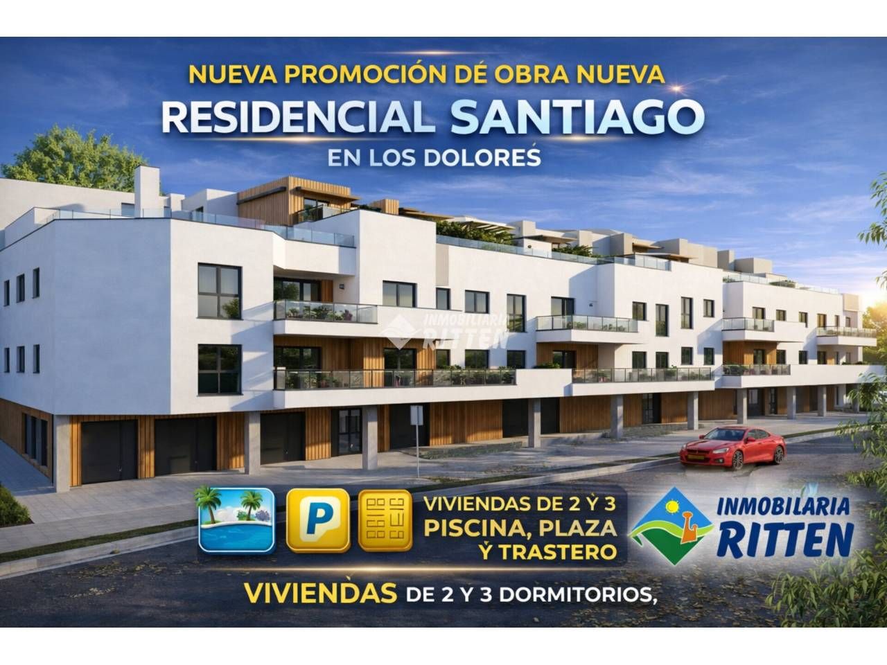 Vista exterior de Pis en venda en Cartagena amb Aire condicionat, Traster i Balcó