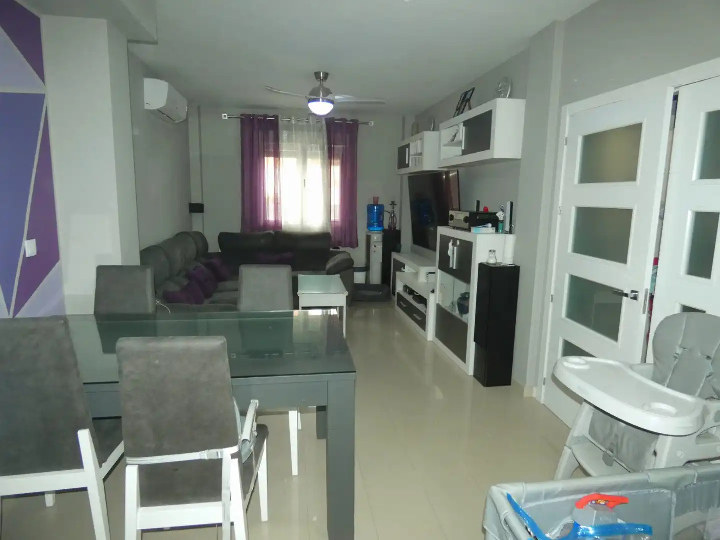 Sala d'estar de Casa adosada en venda en Láchar amb Terrassa
