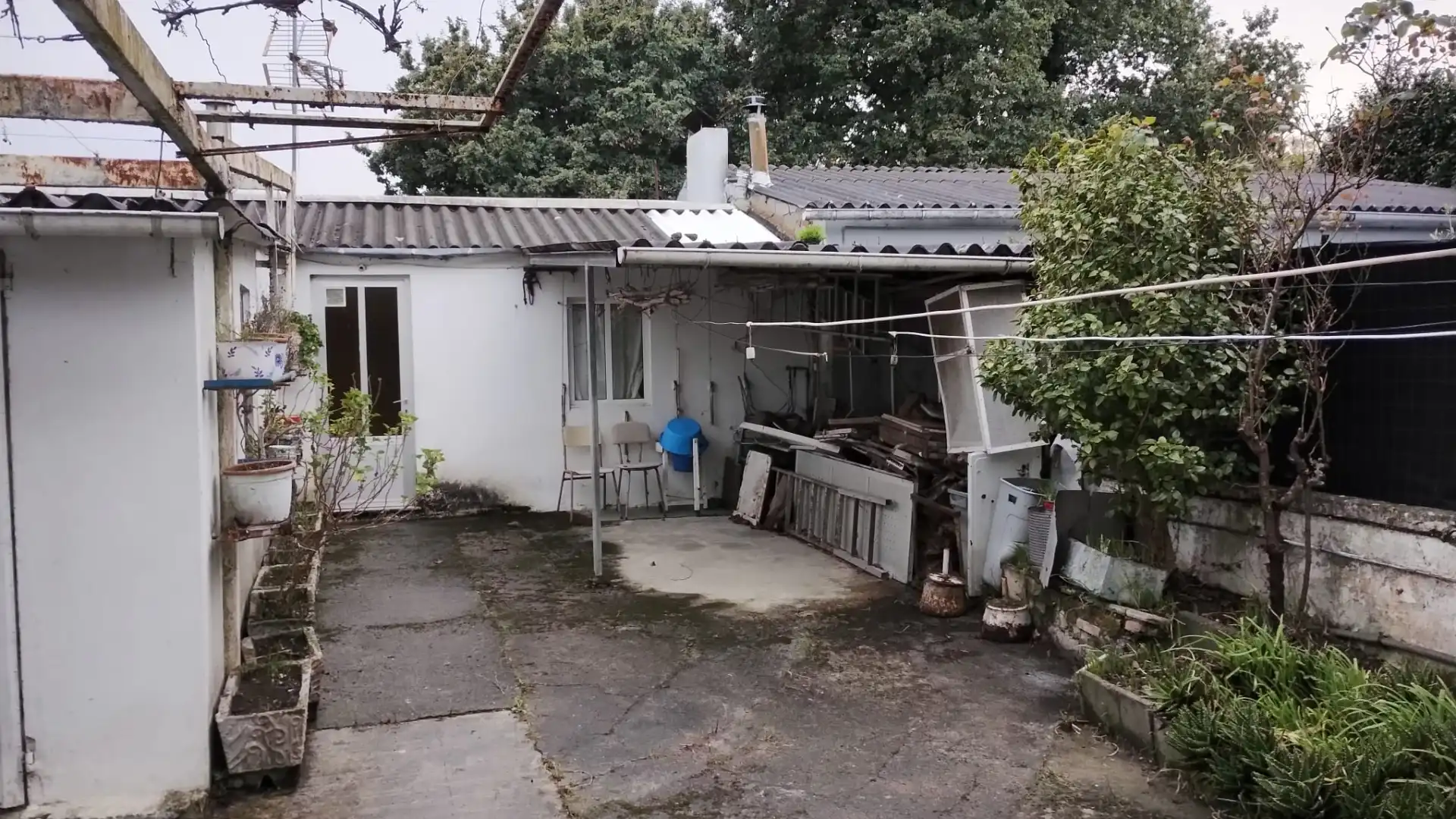 Exterior view of Single-family semi-detached for sale in Ferrol  with Heating and Private garden