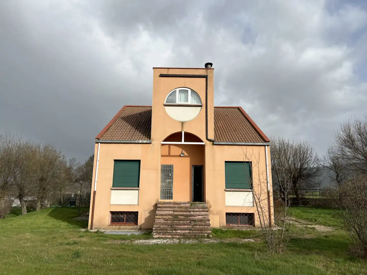 Vista exterior de Casa o chalet en venta en Torrecaballeros con Calefacción, Jardín privado y Piscina