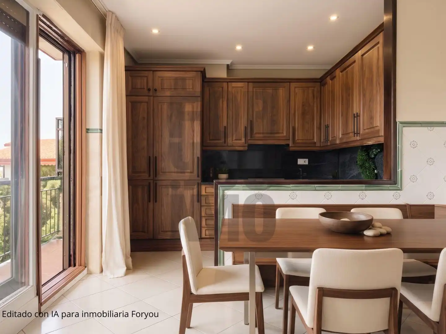 Kitchen of Flat for sale in Donostia - San Sebastián   with Heating, Private garden and Terrace