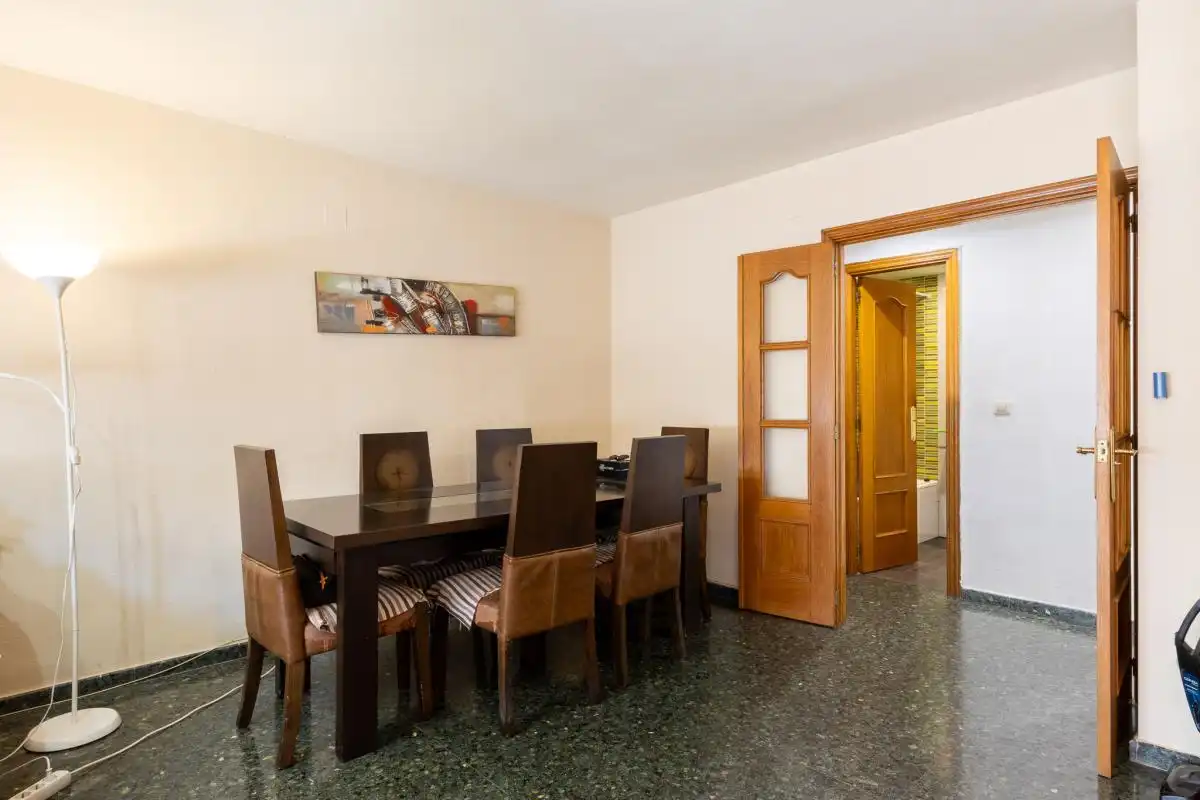 Dining room of Flat for sale in Valencia  with Air Conditioner, Heating and Private garden