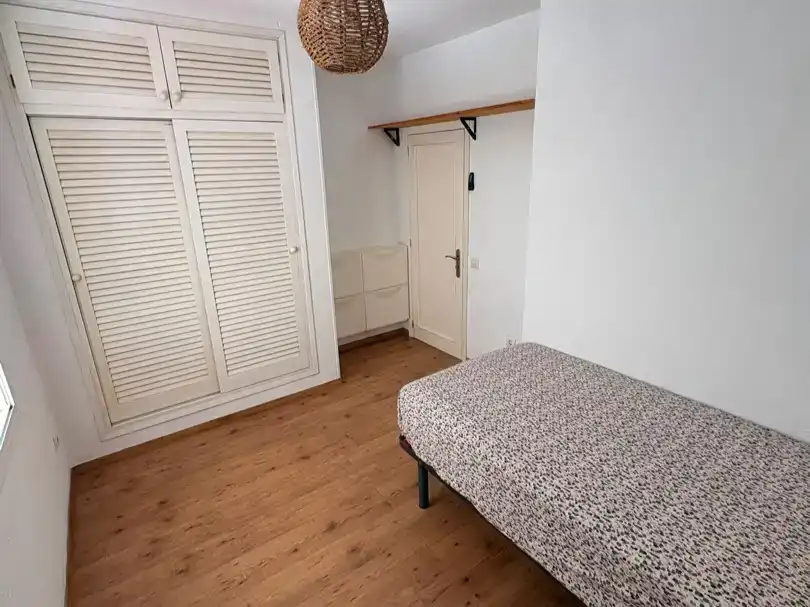 Bedroom of Flat for rent in Sant Josep de sa Talaia  with Air Conditioner, Private garden and Furnished