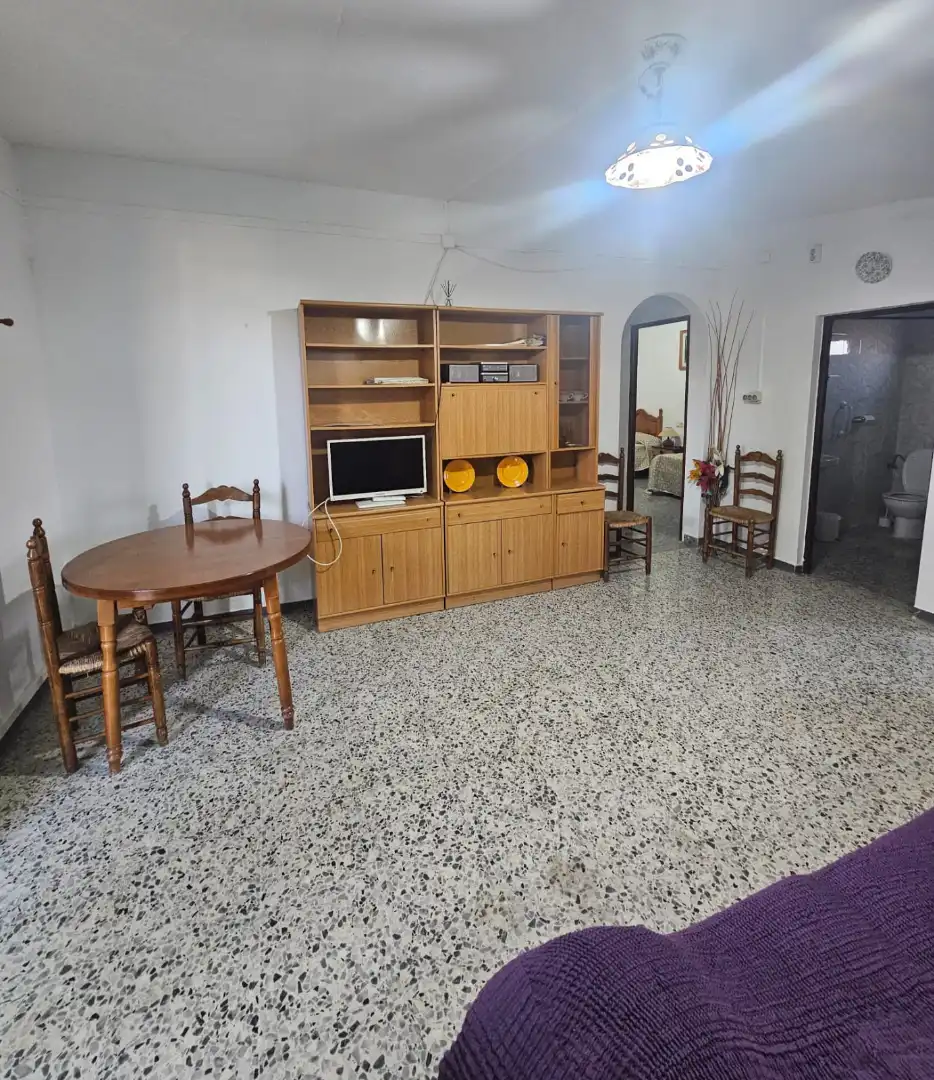 Sala d'estar de Finca rústica de lloguer en Alhaurín de la Torre amb Jardí privat, Terrassa i Moblat