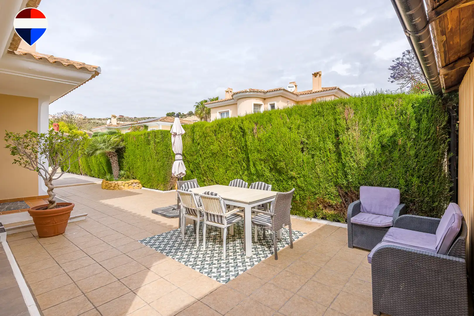 Terraza de Casa o chalet en venta en Mutxamel con Aire acondicionado, Terraza y Piscina