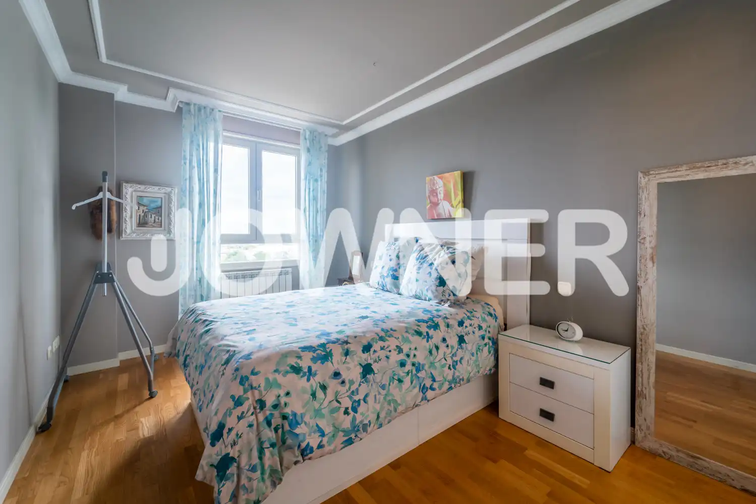 Bedroom of Flat for rent in Madrid  with Air Conditioner, Heating and Terrace