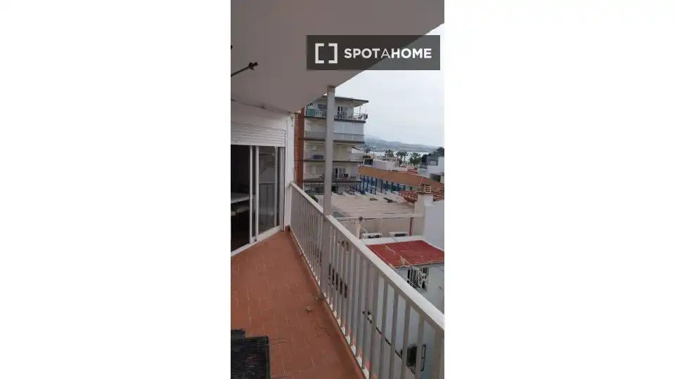 Balcony of Apartments for share in Vélez-Málaga  with Air Conditioner, Terrace and Furnished