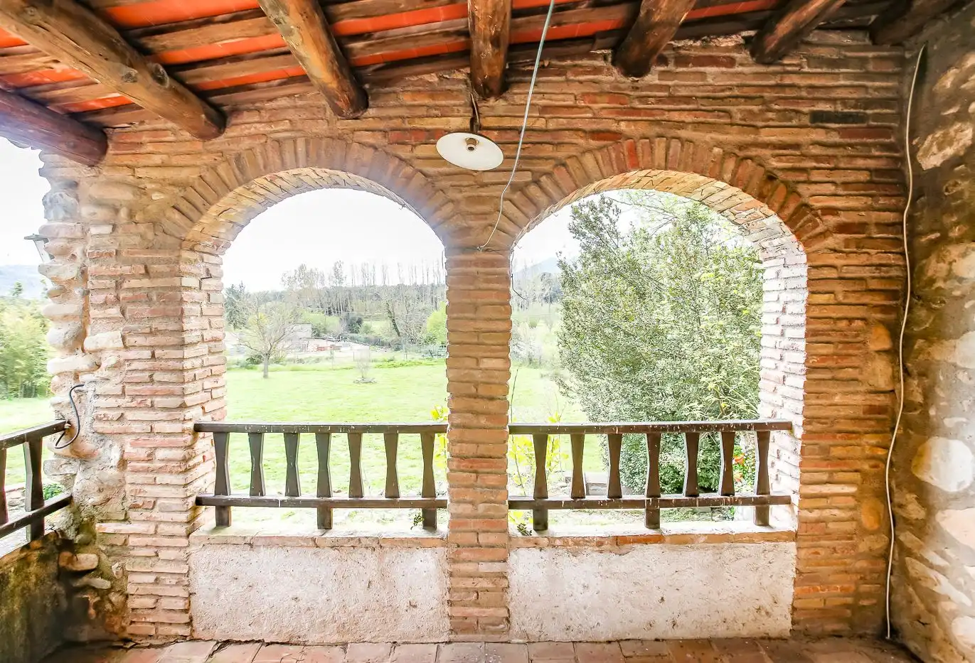 Terrassa de Finca rústica en venda en La Cellera de Ter amb Jardí privat i Terrassa