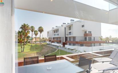 Terrace of Apartment for sale in Oliva  with Air Conditioner, Heating and Private garden
