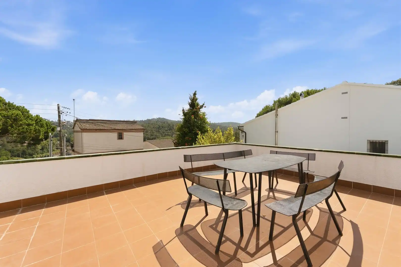 Terraza de Casa o chalet en venta en Vidreres con Aire acondicionado, Calefacción y Jardín privado