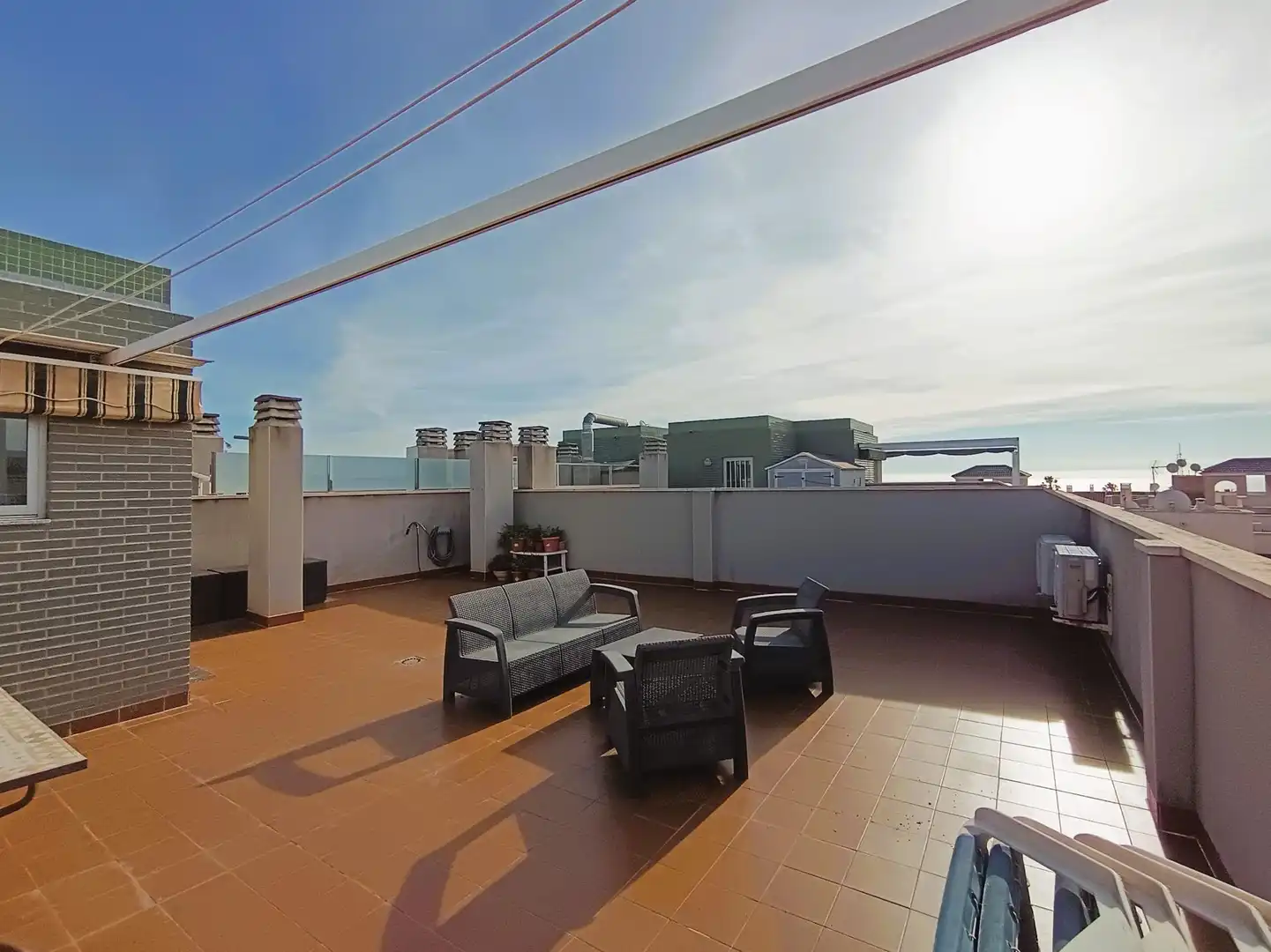 Terrasse von Dachboden zum Verkauf in Orihuela mit Klimaanlage, Terrasse und Schwimmbad