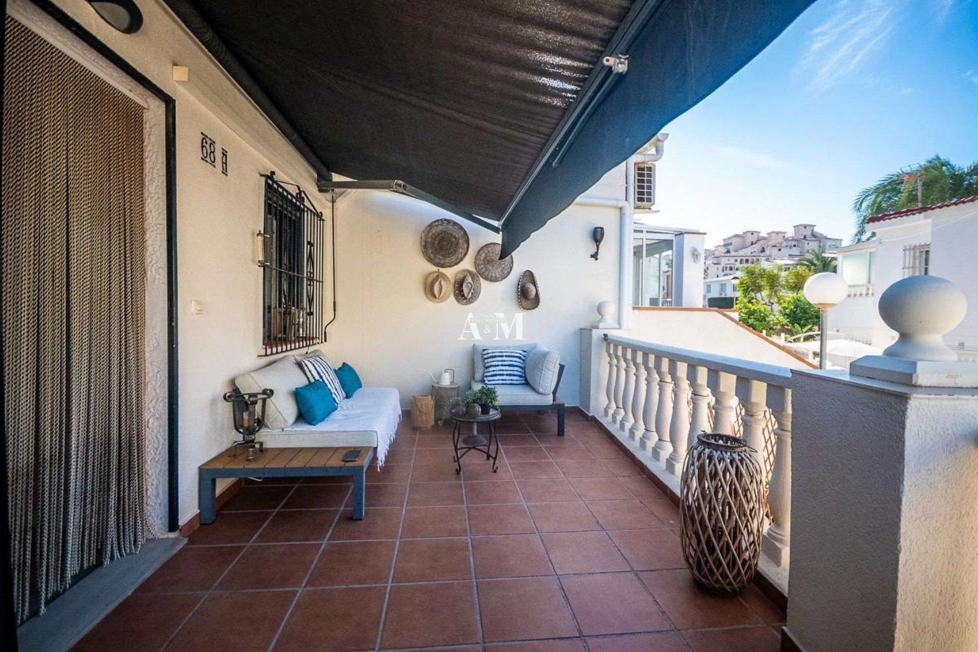 Terrace of House or chalet to rent in Torrevieja  with Air Conditioner, Heating and Private garden