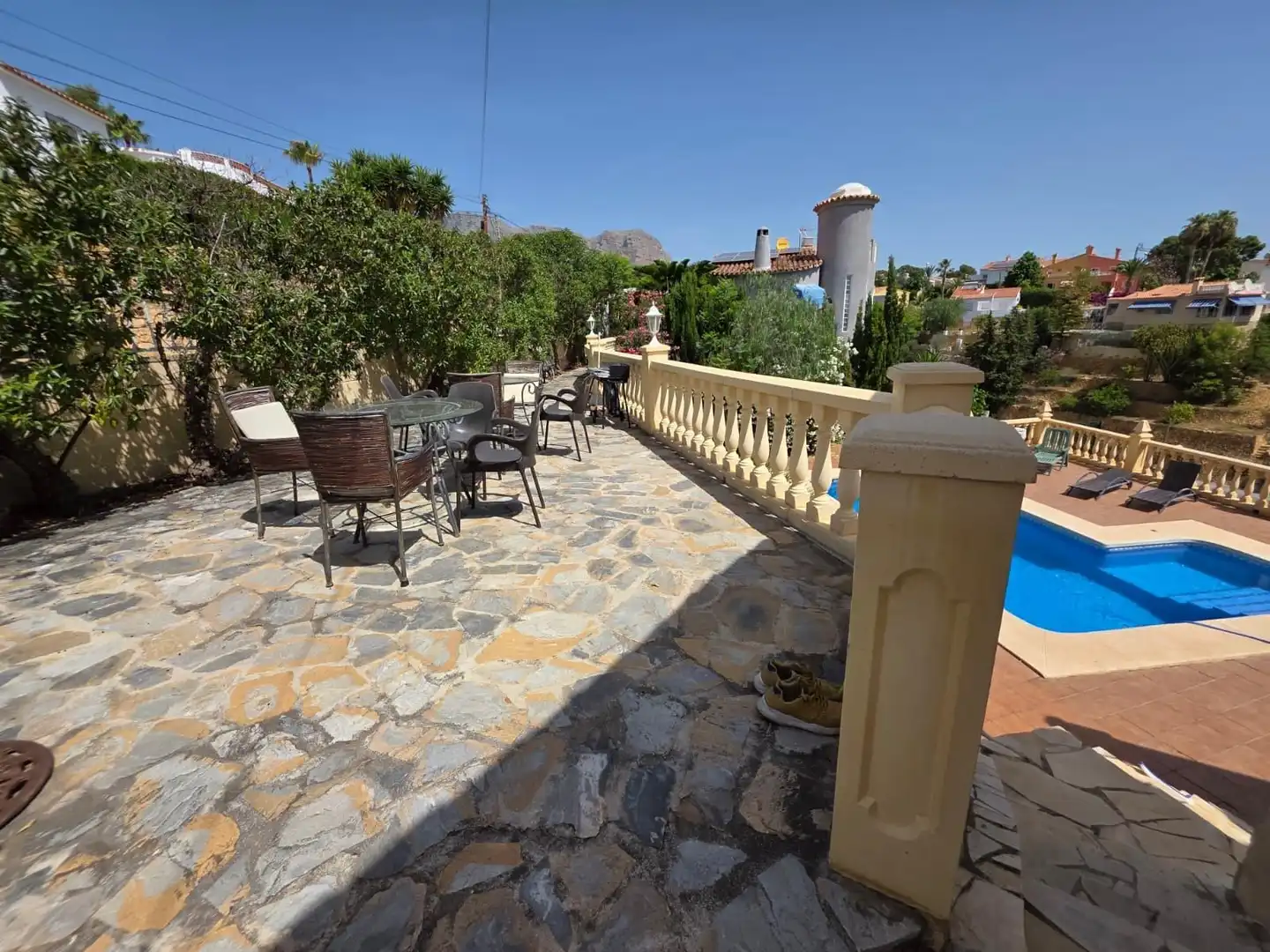Terrassa de Casa o xalet en venda en La Nucia amb Aire condicionat, Calefacció i Terrassa