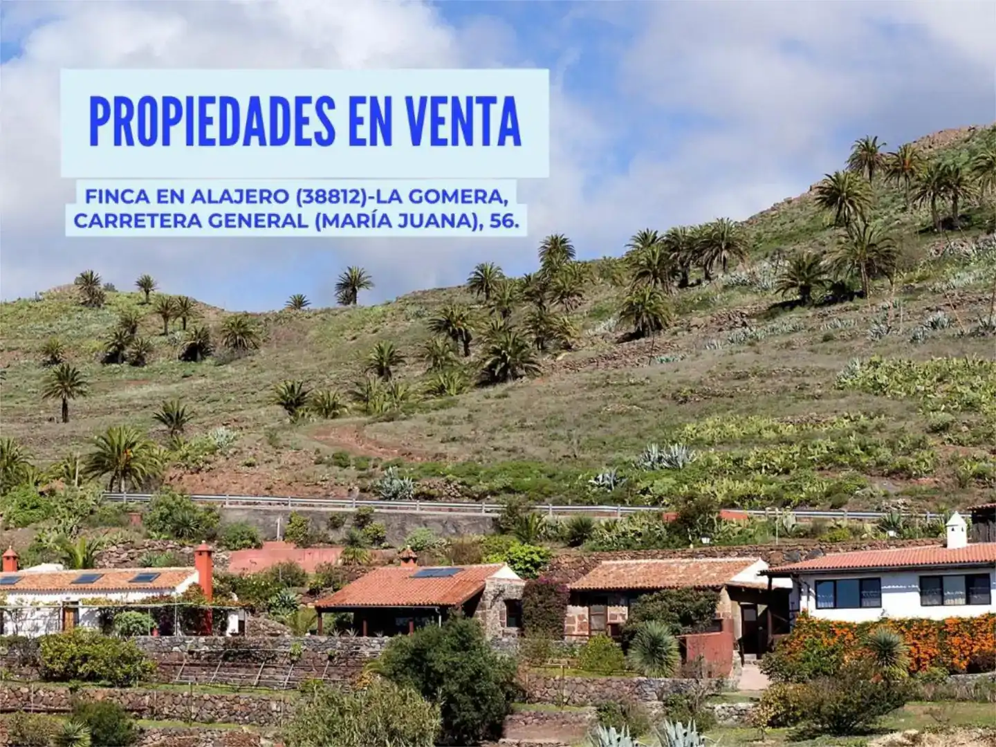 Finca rústica en venta en Alajeró con Aire acondicionado, Jardín privado y Amueblado
