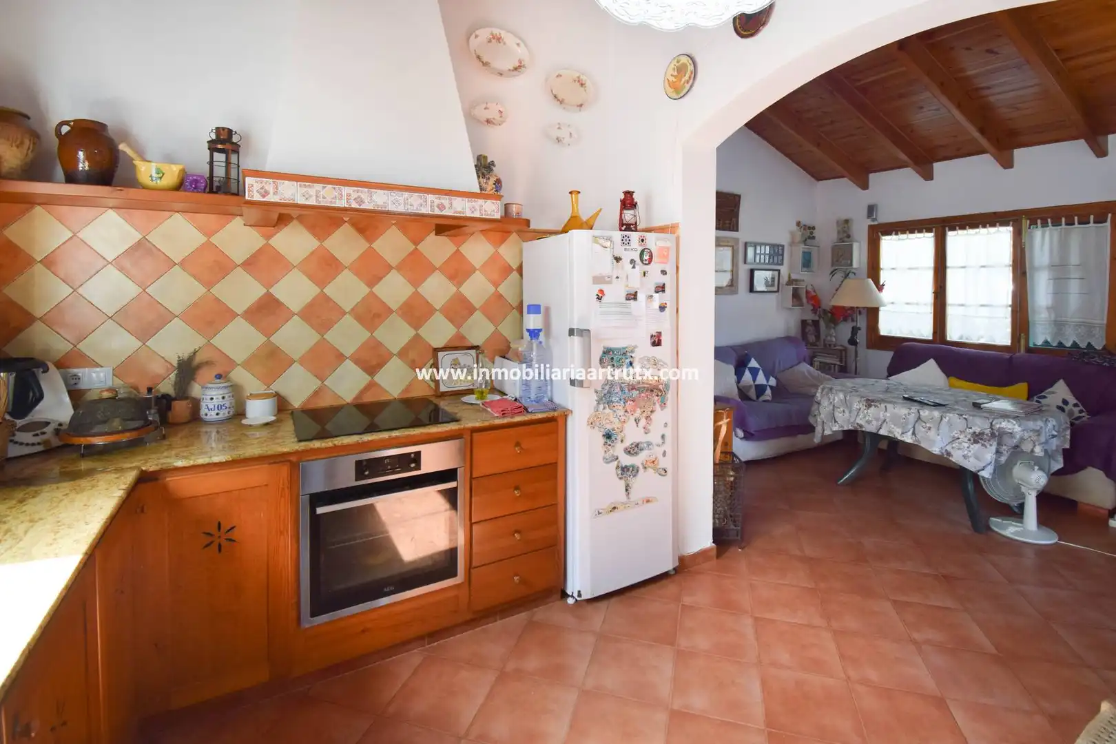 Cuina de Casa o xalet en venda en Ciutadella de Menorca amb Jardí privat, Terrassa i Traster