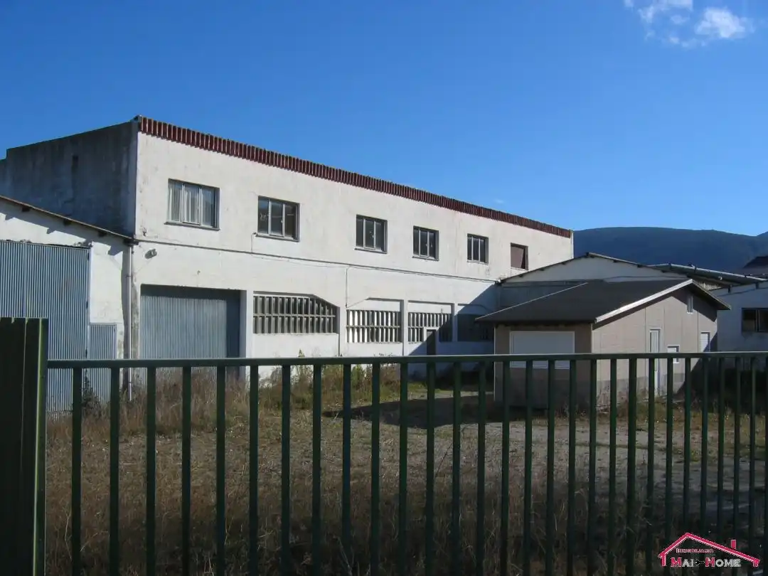 Außenansicht von Fabrikhallen zum Verkauf in Lumbier