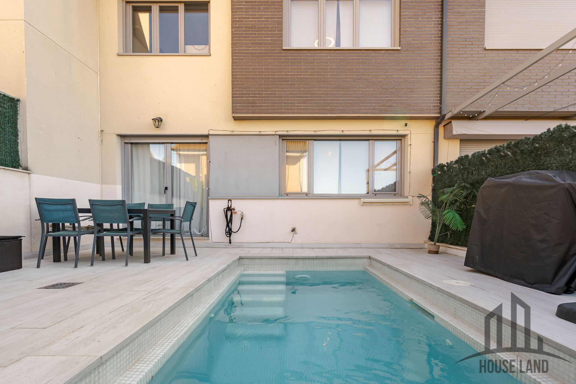 Swimming pool of Single-family semi-detached for sale in Valdeolmos-Alalpardo  with Air Conditioner, Heating and Swimming Pool